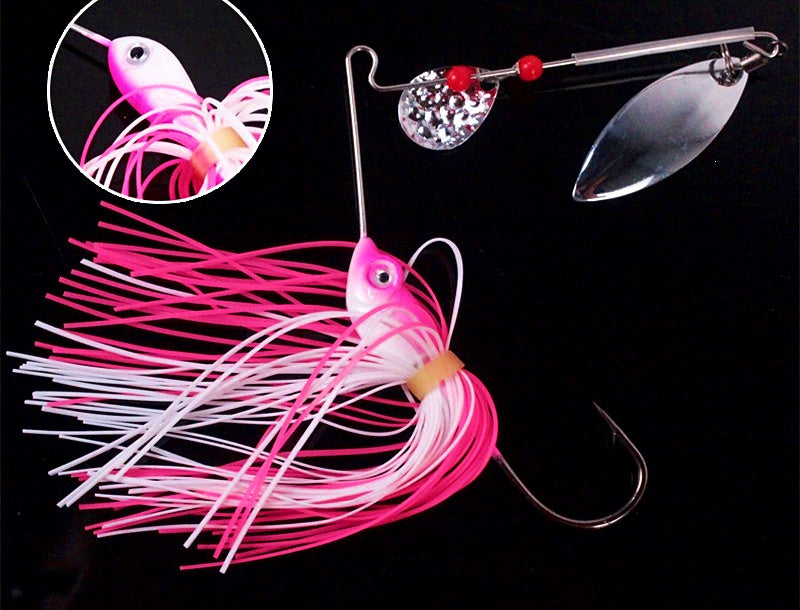 Bucktail Style Jig with Spinner Blade, 14.2 & 17 g (0.5 & 0.6 oz) – product photo