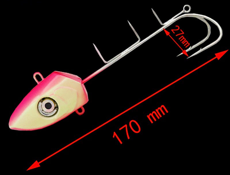 LED Glow Jig for Cutlassfish, 100–300 g (3.5–10.6 oz) – product photo