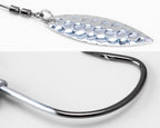 Spinner Blade Jig Head Hooks, Spring Lock, Sizes 1/0-5/0 – product photo