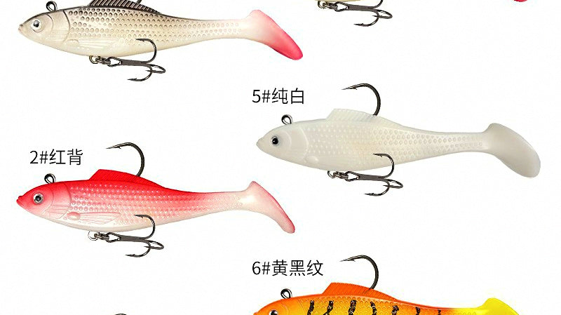 Weighted T-Tail Soft Swimbait, 10 cm (3.9 in), 18 g (0.6 oz) – product photo