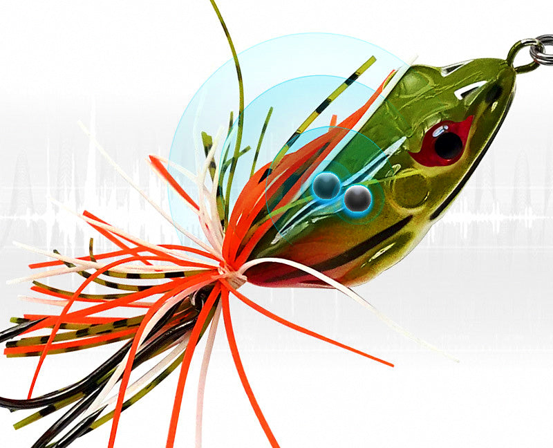 Weedless Frog Lure with Spinner Blade, 4.5 cm, 10.3 g (0.36 oz) – product photo