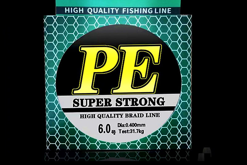 4-Strand Braided PE Line, 100 m (109 yd), Gray – product photo