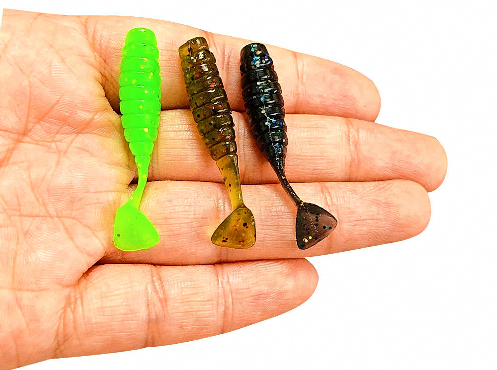 Micro T-Tail Soft Plastic Swimbait, 4.2 cm (1.7 in), 1.1 g – product photo
