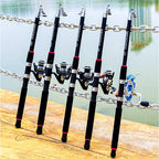 Extra-Hard Fiberglass Sea Rod, 5-Section, Optional Reel Combo – product photo