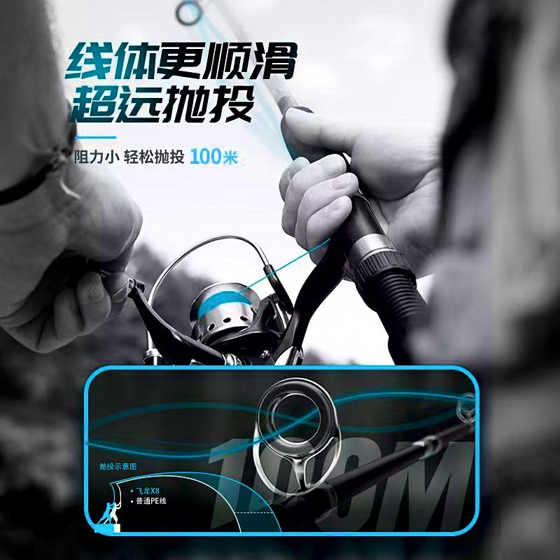 8-Strand Braided Fishing Line, PE 0.6–6.0, 300/500 m – product photo