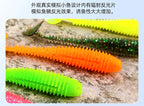 Mini Ribbed T-Tail Soft Bait Grub, 3.5 & 4.5 cm (1.4 & 1.8 in) – product photo
