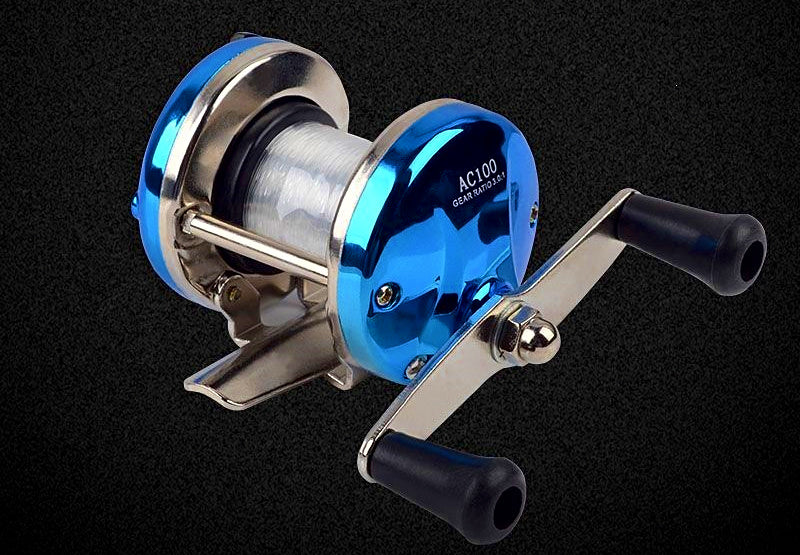 Metal Mini Drum Reel, Boat and Jigging Fishing Reel – product photo