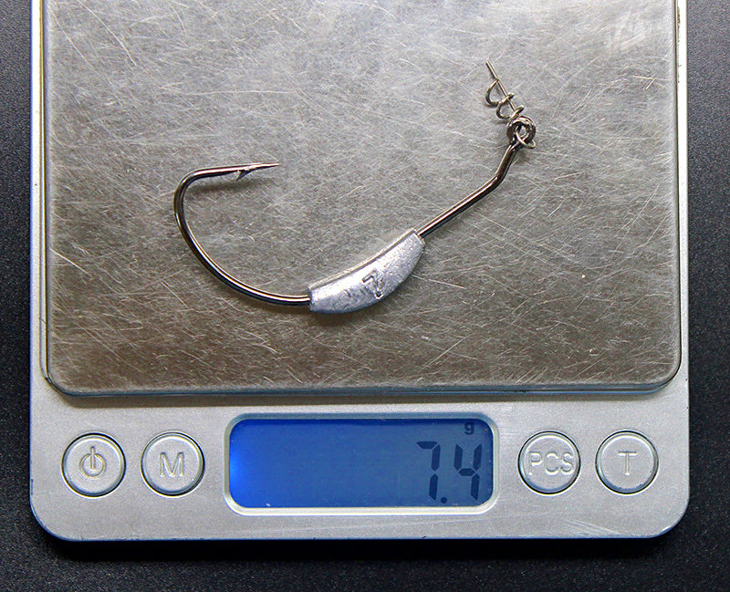 Weighted Wide Gap Crank Jig Head Hooks, 2–9 g (1/16–1/3 oz) – product photo