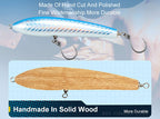 Wooden Floating Pencil Lure, 100 g (3.5 oz), 23 mm – product photo