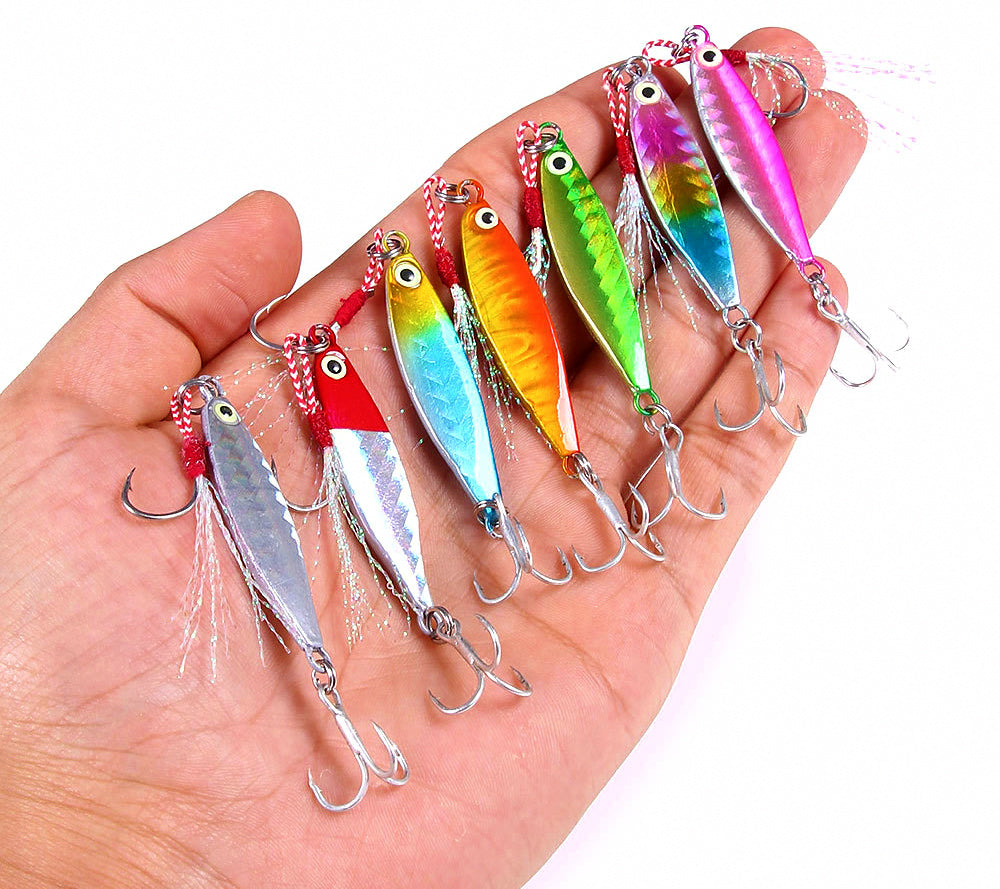 Casting Metal Jig with Treble Hook, 7–20 g (0.25–0.7 oz) – product photo