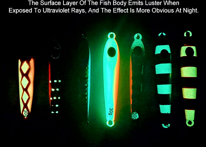 UV Glow Metal Jig, 30–100 g (1.1–3.5 oz) – product photo