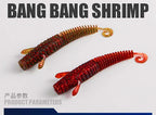 Floating Shrimp Soft Bait, Curly Tail, 5.5–7.5 cm (2.2–3 in) – product photo