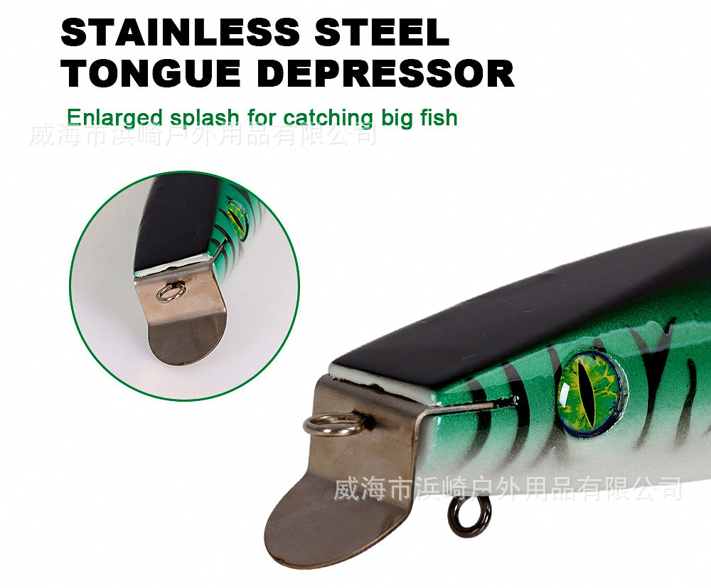 Wooden Minnow Trolling Lure with Diving Lip, 87 g (3.1 oz) – product photo