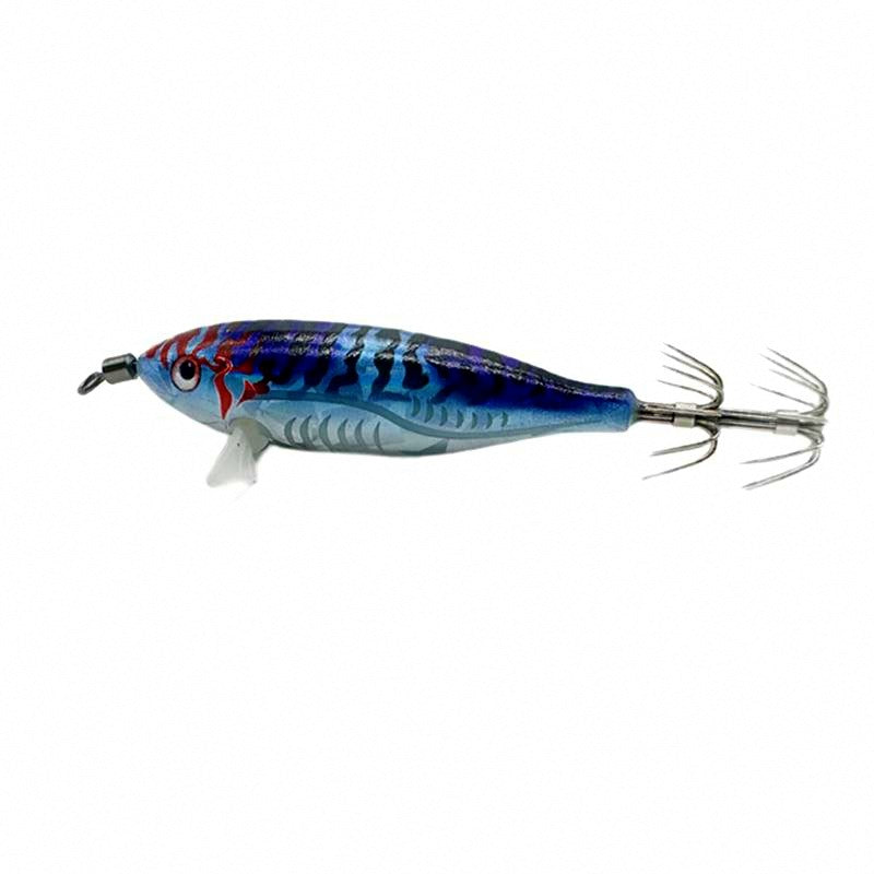 Glow Egi Squid Jig, 7.5 cm, 5 g (0.18 oz) Wood Shrimp