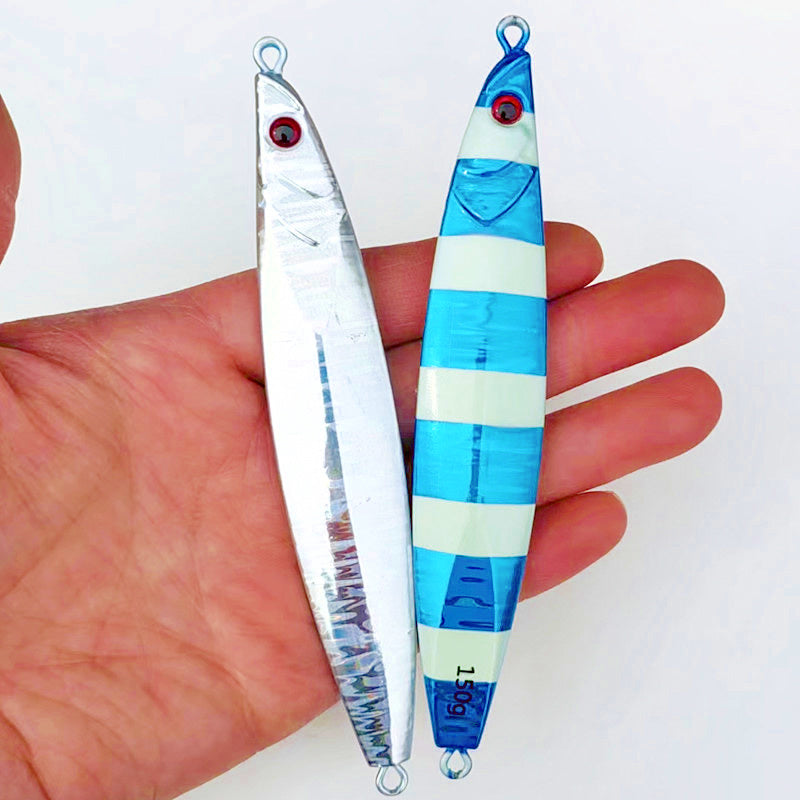 Glow Stripe Metal Jig, 80–150 g (2.8–5.3 oz) – product photo