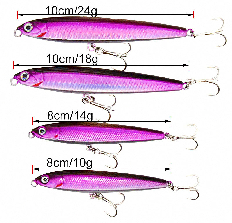 Sinking Pencil Lure, 10–24 g (0.35–0.85 oz) – product photo
