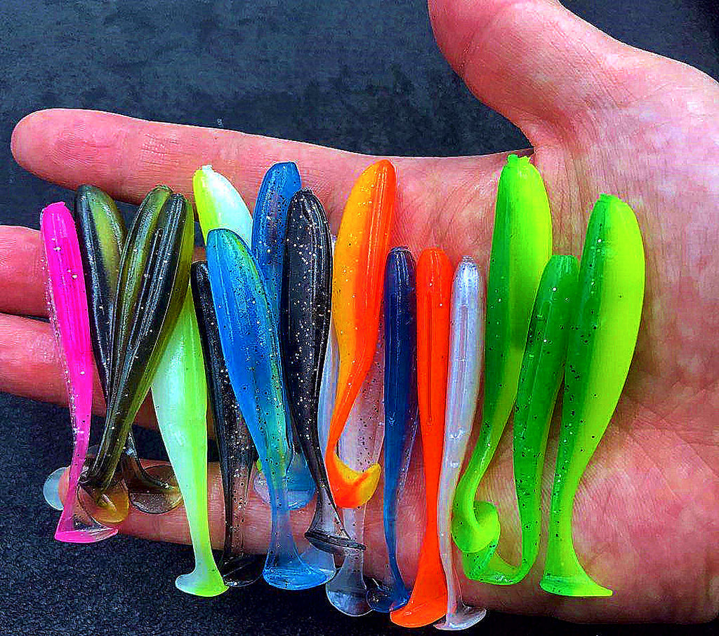 Double Tail Soft Plastic Swimbait, 5.5–7.5 cm (2.2–3.0 in) – product photo
