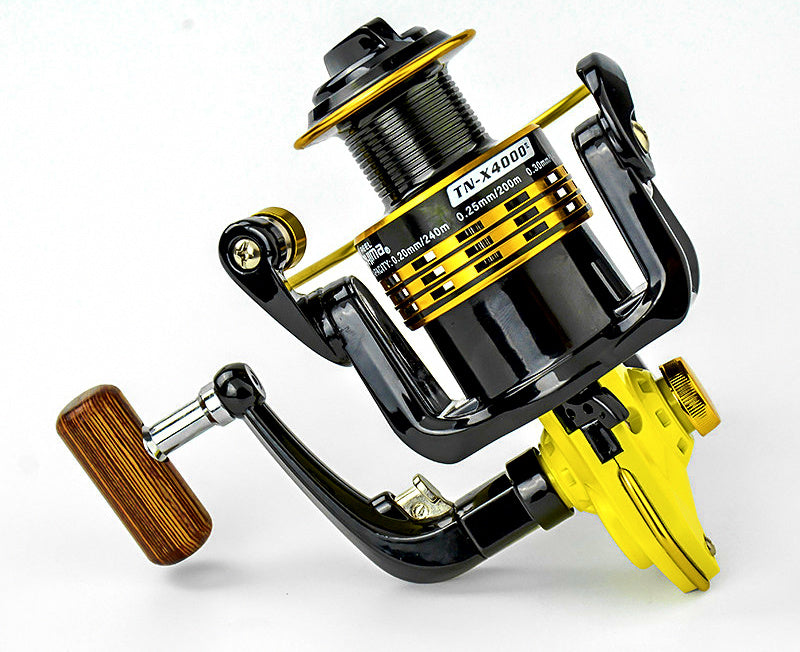Spinning Reel, All-Metal Spool, Interchangeable Handle – product photo