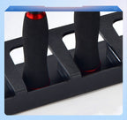 Wall Mount Fishing Rod Holder Rack, 6-Slot ABS – product photo