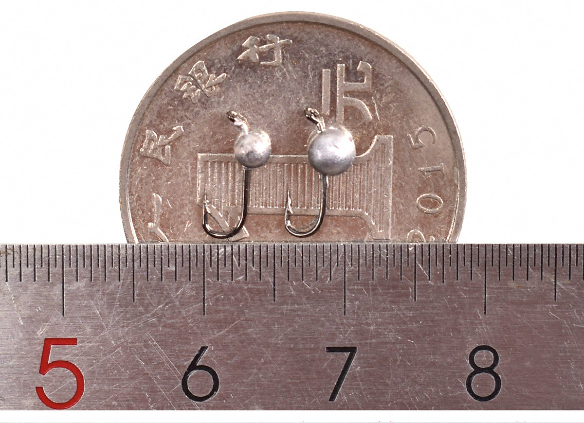 Micro Lead Jig Head Hooks, 0.1–0.2 g (0.004–0.007 oz) – product photo