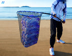 Folding Silicone Landing Net, Hand Net, 35–50 Size Options – product photo