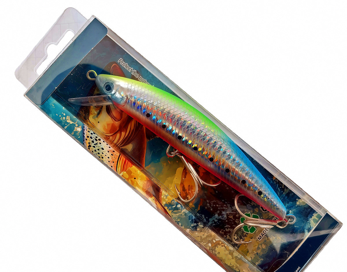 Sinking Minnow Lure, 40 g (1.4 oz), 13 cm (5.1 in) – product photo