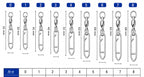 Ball Bearing Swivel with Interlock Snap, Sizes 0-8 – product photo