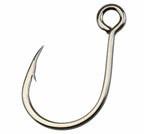 Tin-Plated Single Lure Hook with Ring, Sizes 10 to 4/0 – product photo
