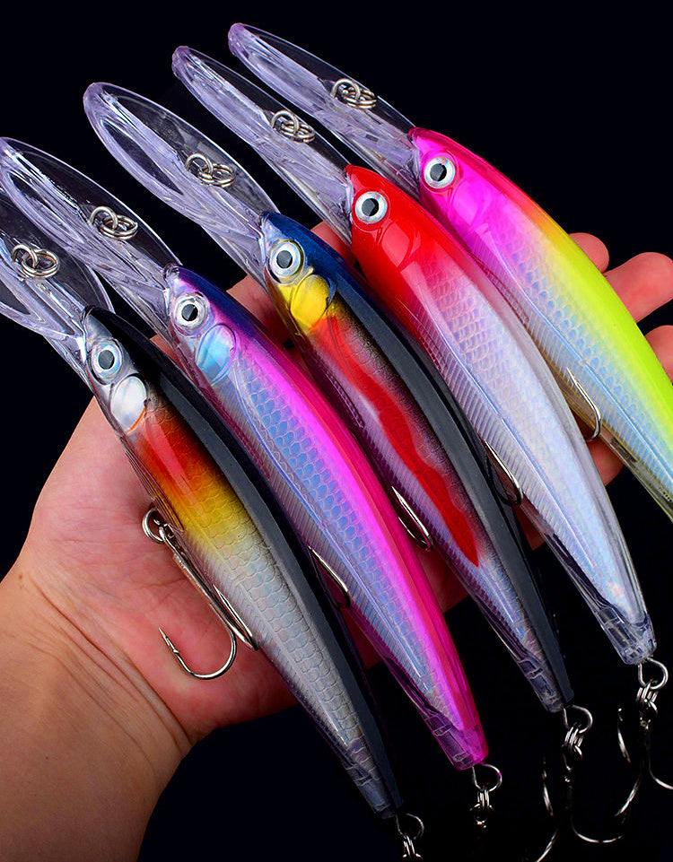 Long Lip Minnow Lure, 17 cm (6.7 in), 32 g (1.1 oz) – product photo