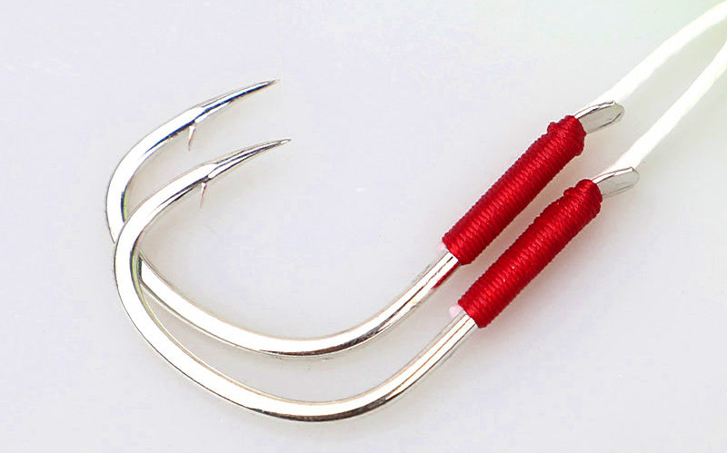 Luminous Squid Skirt Jig, Iron Plate Double Hook Rig – product photo