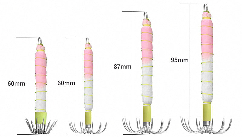 Glow Squid Jig with Umbrella Hooks, 10–30 g (0.35–1.06 oz) – product photo