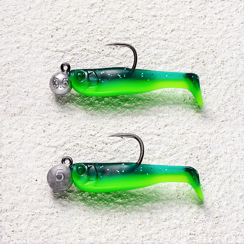T-Tail Soft Plastic Swimbait, Paddle Tail Lure, 10 or 100 Pack – product photo