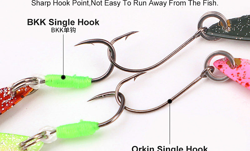Mini Metal VIB Blade Bait, 2.5 g (0.09 oz), Single Hook – product photo
