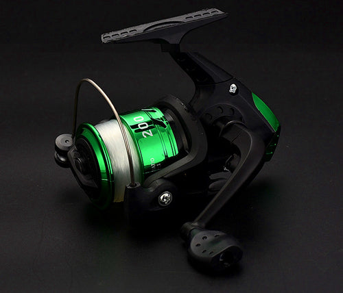 Size 200 Small Spinning Reel, Plastic, With or Without Line – product photo