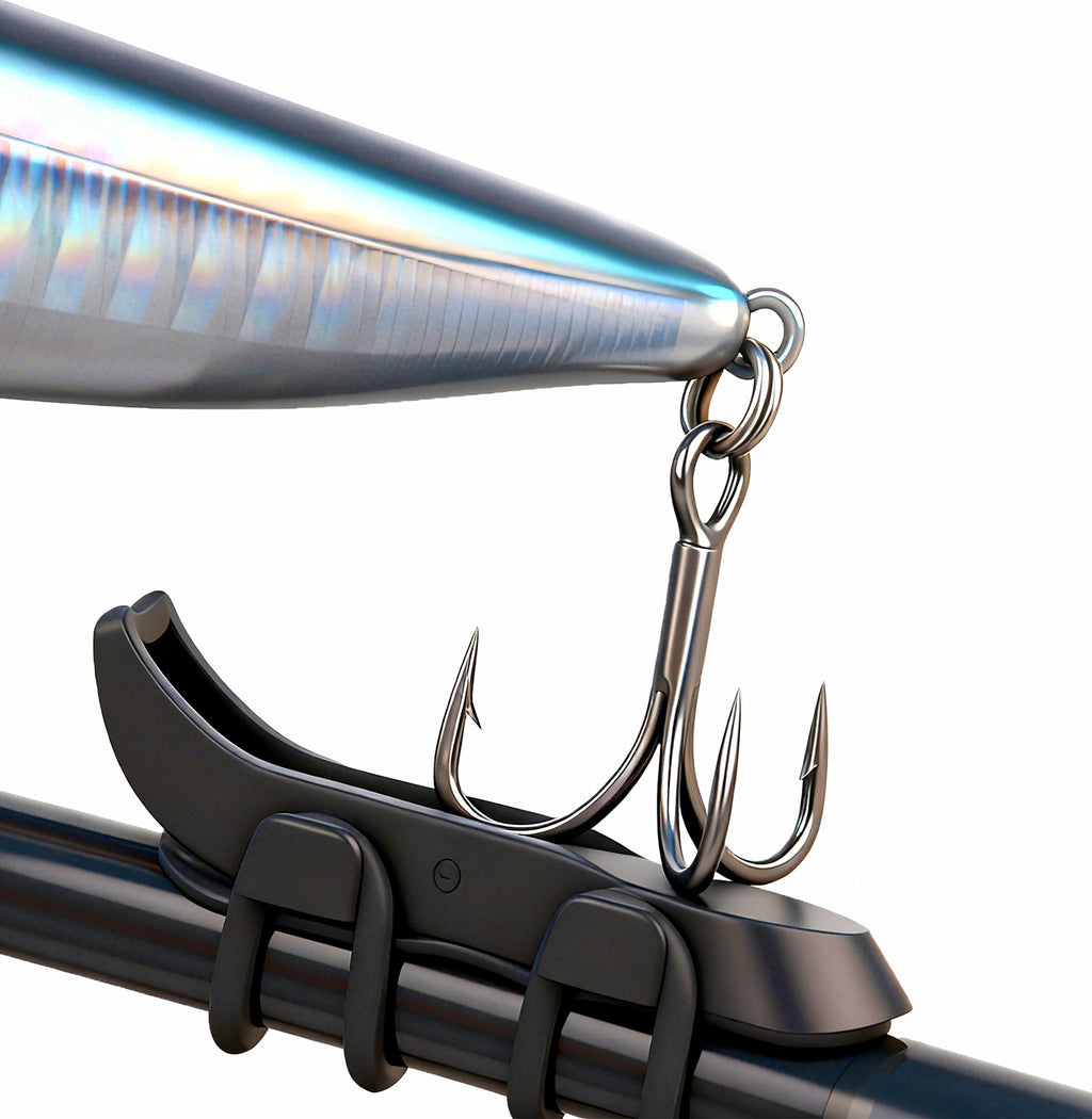Magnetic Hook Keeper for Fishing Rods, Lure Holder, 2 or 10 Pack – product photo