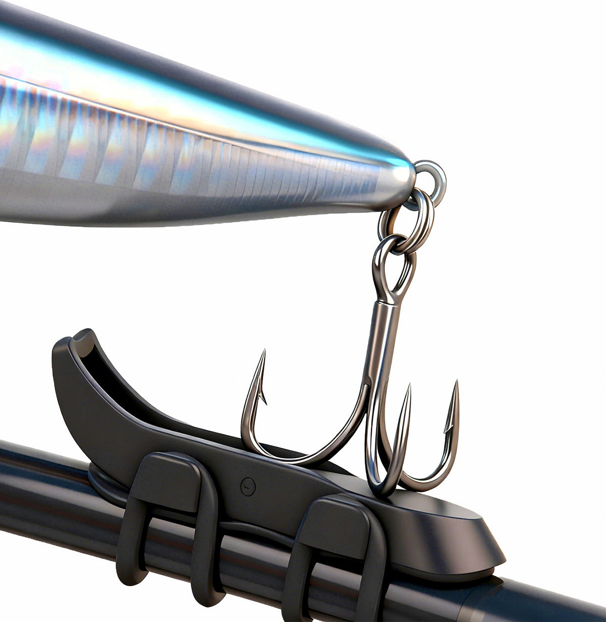 Magnetic Hook Keeper for Fishing Rods, Lure Holder, 2 or 10 Pack – product photo