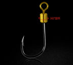 Pre-Tied Double Hook Snell Rigs, Iseni Hooks, Wire Leader – product photo