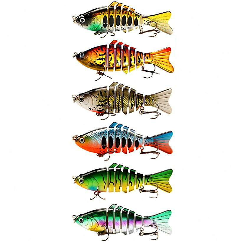 Jointed Loach Swimbait, Multi-Section Fish Lure – product photo