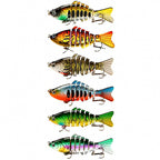 Jointed Loach Swimbait, Multi-Section Fish Lure – product photo