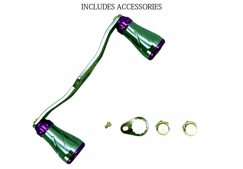 Aluminum Double Reel Handle Upgrade for Baitcasting Reels – product photo