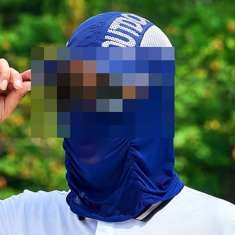 Foldable Fishing Sun Hat with Face Mask, UV Cap – product photo