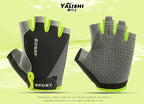 Half-Finger Fishing Gloves, Quick-Dry Sun Protection, One Size – product photo