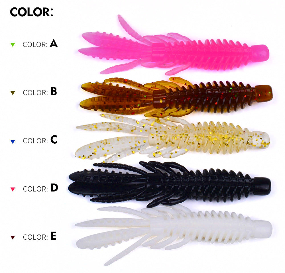 Floating Shrimp Soft Bait, 6.4–8 cm (2.5–3.1 in) – product photo