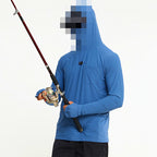 Men's Quick-Dry Sun Protection Fishing Shirt, Lightweight Mesh – product photo