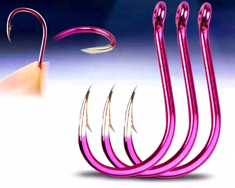 Senmata Barbed Hooks, Sizes 0.8–14, Tube Eye & Standard – product photo