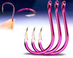 Senmata Barbed Hooks, Sizes 0.8–14, Tube Eye & Standard – product photo