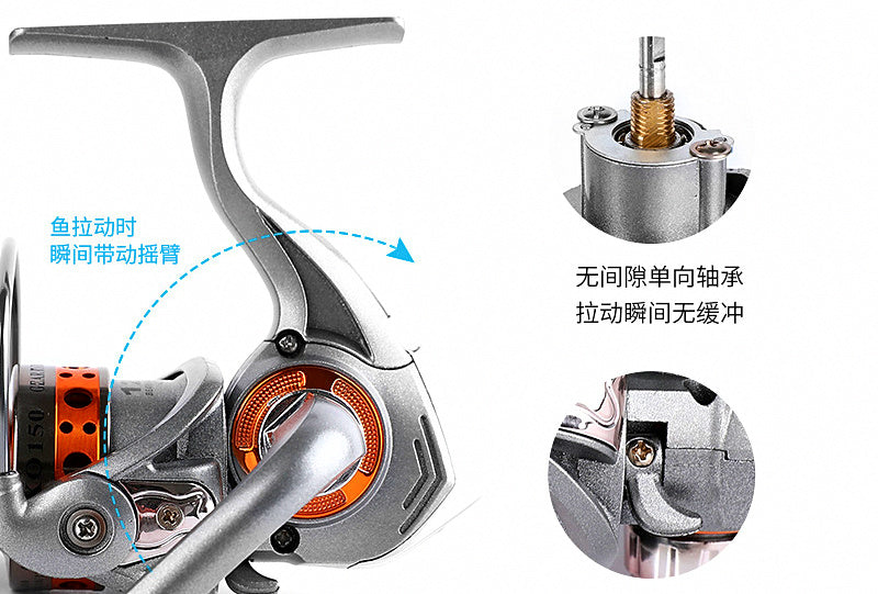 Mini Spinning Reel XO 150 for Ice and Small-Game Fishing – product photo