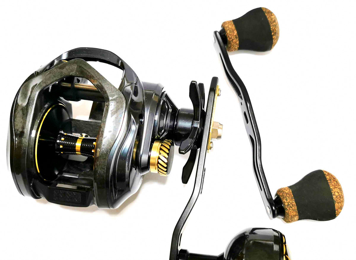 Round Baitcasting Slow Pitch Jigging Reel, 6.5:1 Gear Ratio – product photo