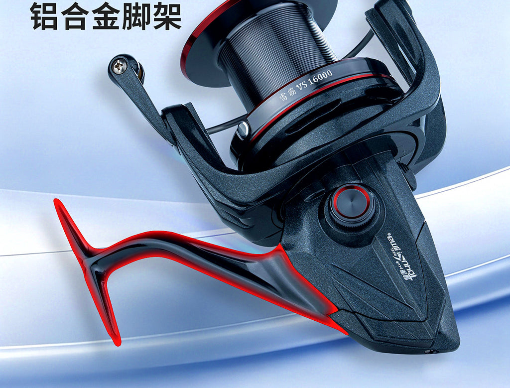 Long-Cast Saltwater Reel, All-Metal Body, 12 BB, 4.8:1 – product photo