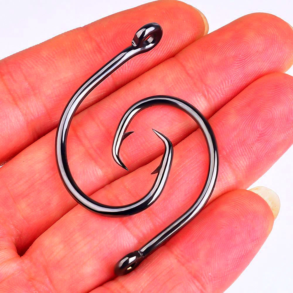 High-Carbon Steel Saltwater Boat Hooks, 10-Pack, #4 to 10/0 – product photo